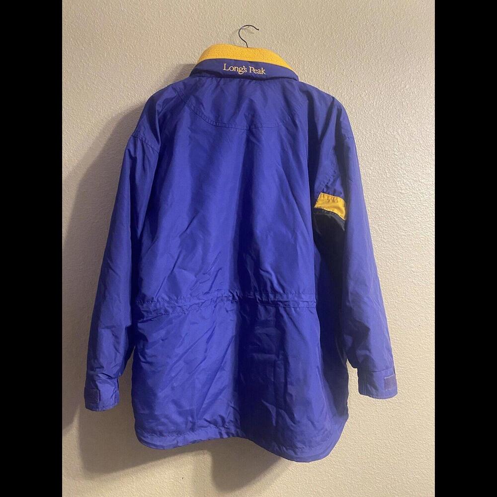 Vintage 90's‎ Columbia Fleece Lined  Zip Hooded Winter Parka Jacket Unisex L - Picture 2 of 4